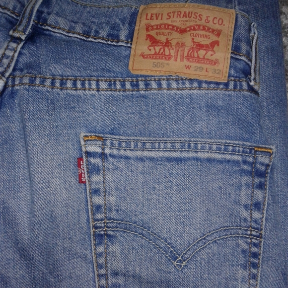 Levis 505 Regular Fit Men's Jeans - Picture 5 of 5